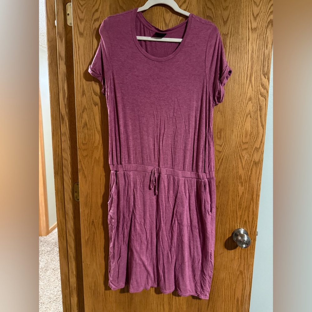 32 Degrees Purple T-Shirt Dress